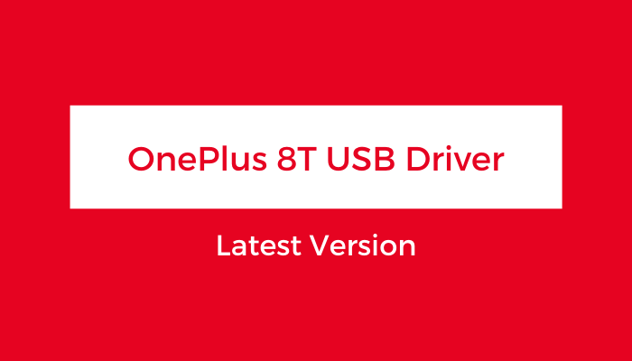 OnePlus-8T-USB-Driver